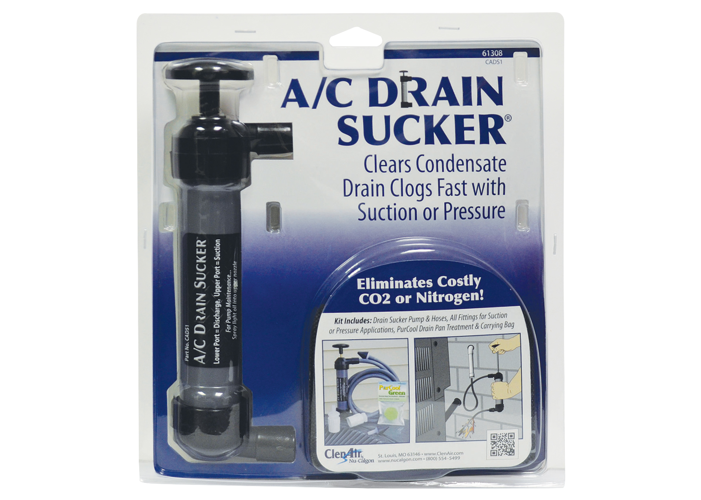 DAIKIN Carrier 61308 Ac Drain Sucker Kit