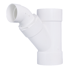CHARLOTTE PIPE Charlotte Pipe PVC-504-10X10X6 Dwv Combo Wye 1/8 Bend