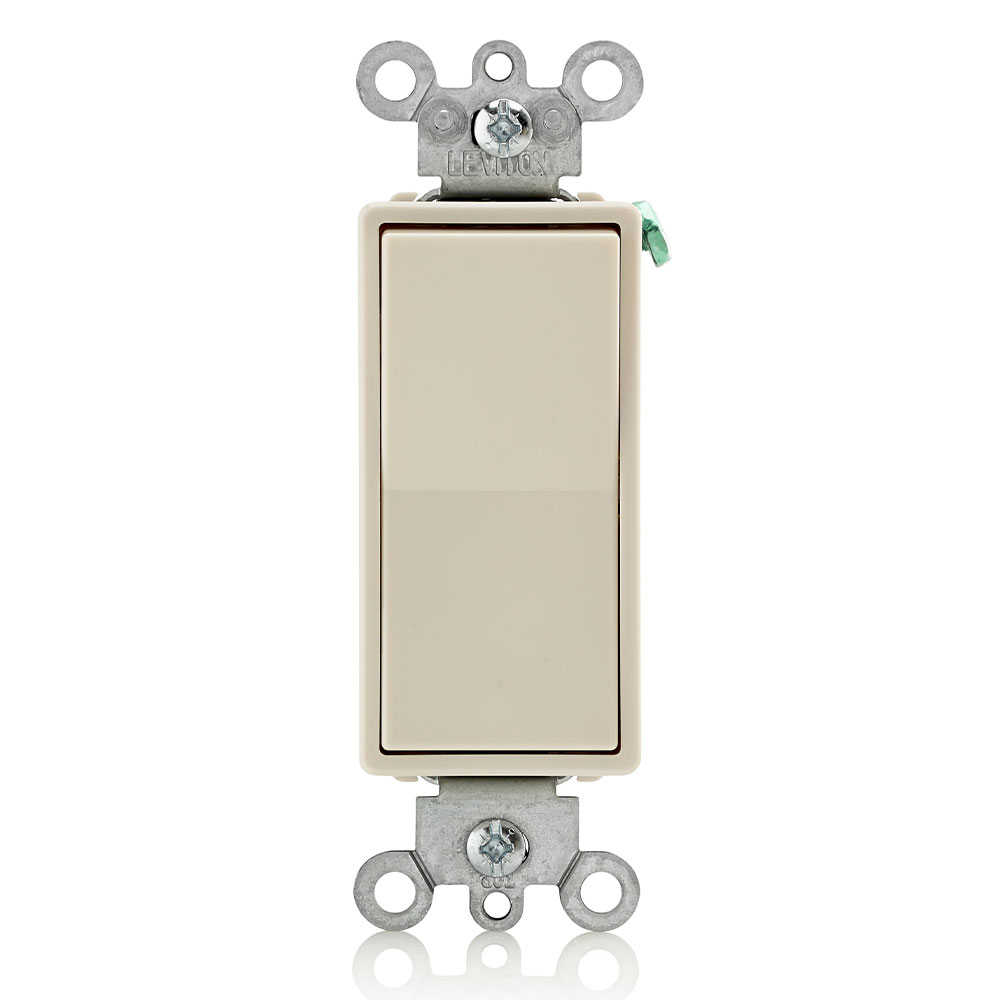 LEVITON Leviton 5604-2T 15A Decora 4-way Rocker Switch Light Almond