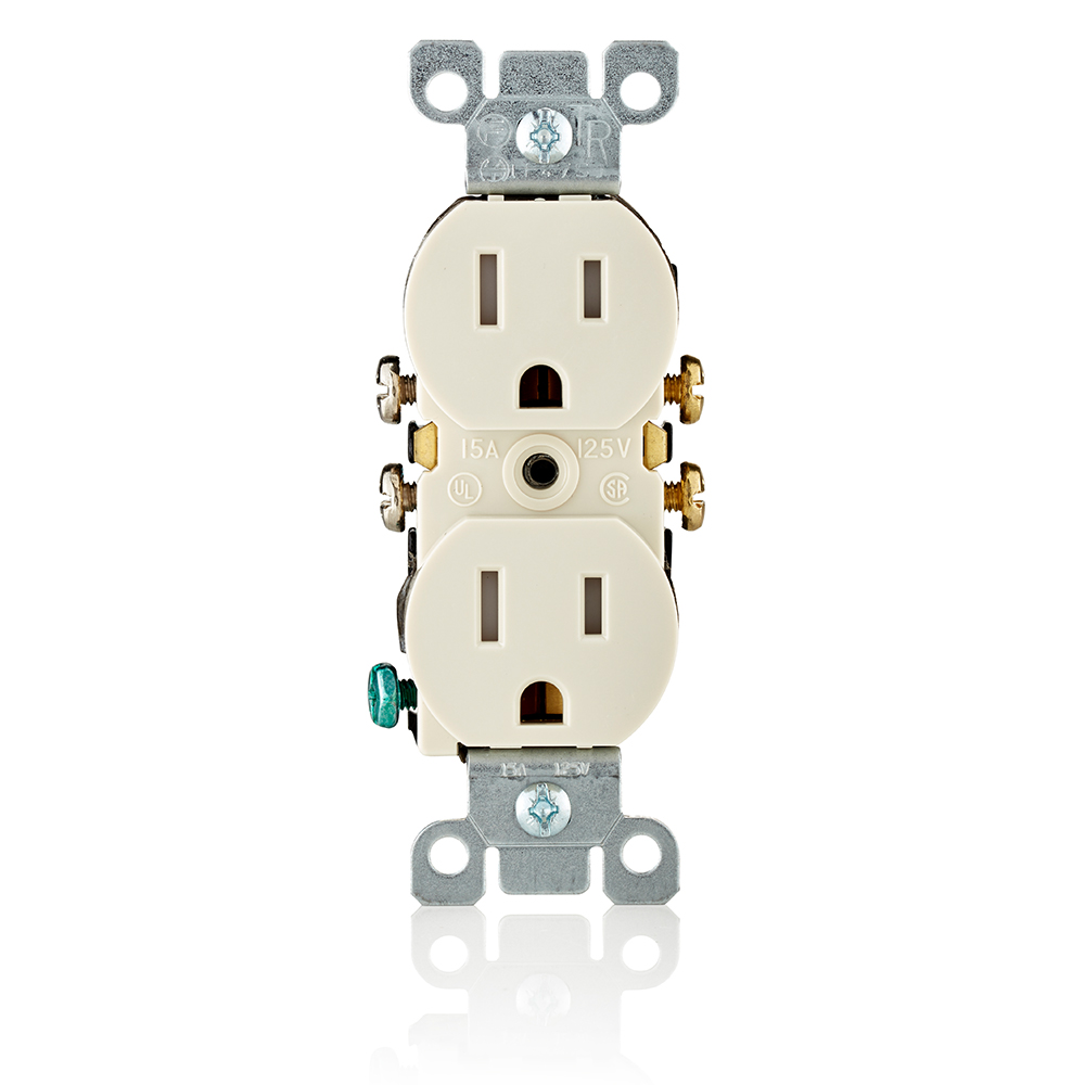 LEVITON Leviton T5320-T 15A Tamper-resistant Duplex Receptacle