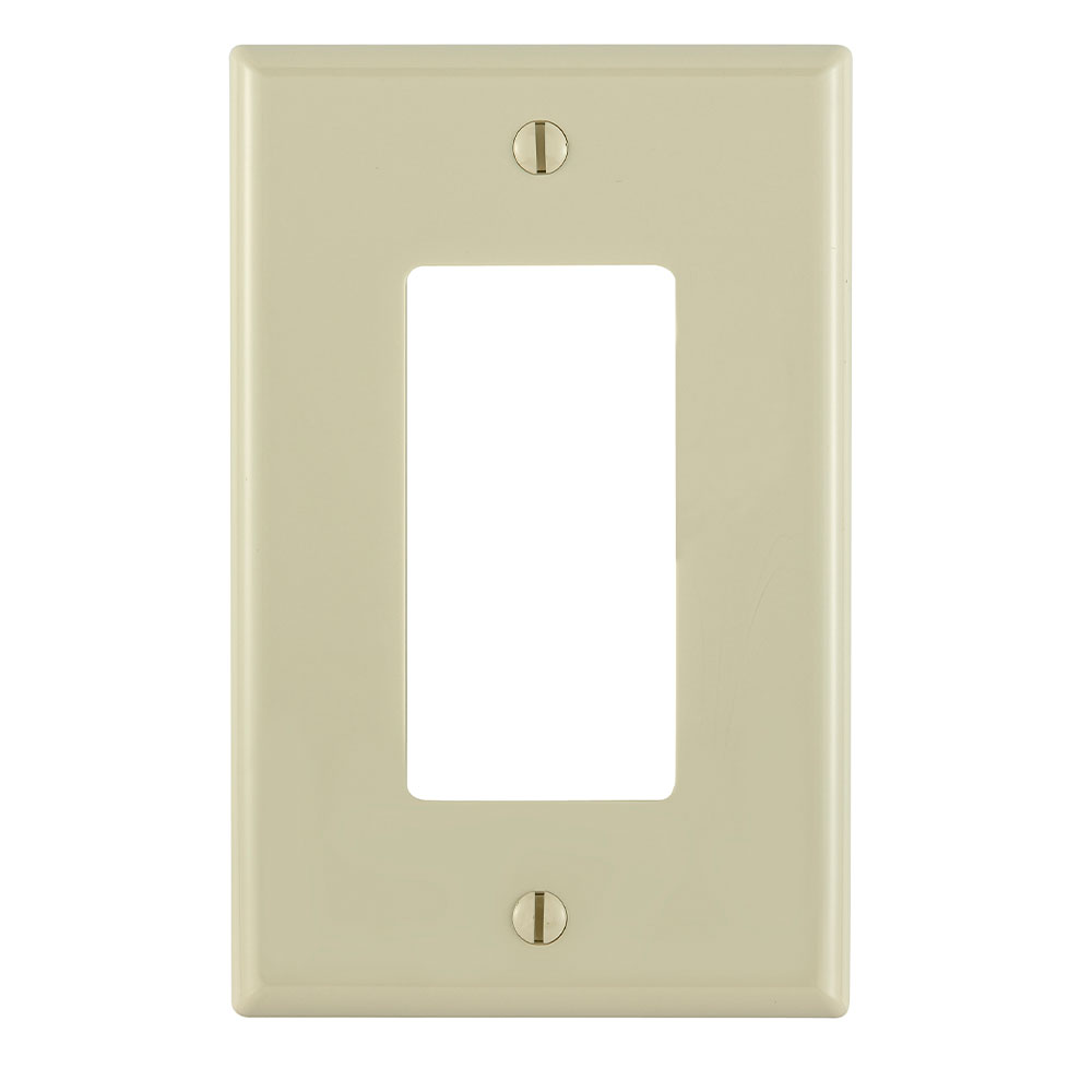 LEVITON Leviton PJ26-I 1-gang Decora Gfci Wallplate Midway Ivory
