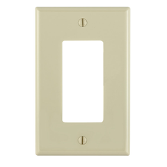 LEVITON Leviton PJ26-I 1-gang Decora Gfci Wallplate Midway Ivory