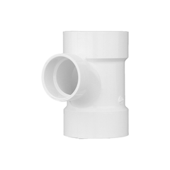 CHARLOTTE PIPE Charlotte Pipe PVC-401-3X3X2 Pvc Dwv Reducing Sanitary Tee
