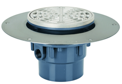 SIOUX CHIEF Sioux Chief 822-3PSR Halo Floor Drain 3 Inch Pvc