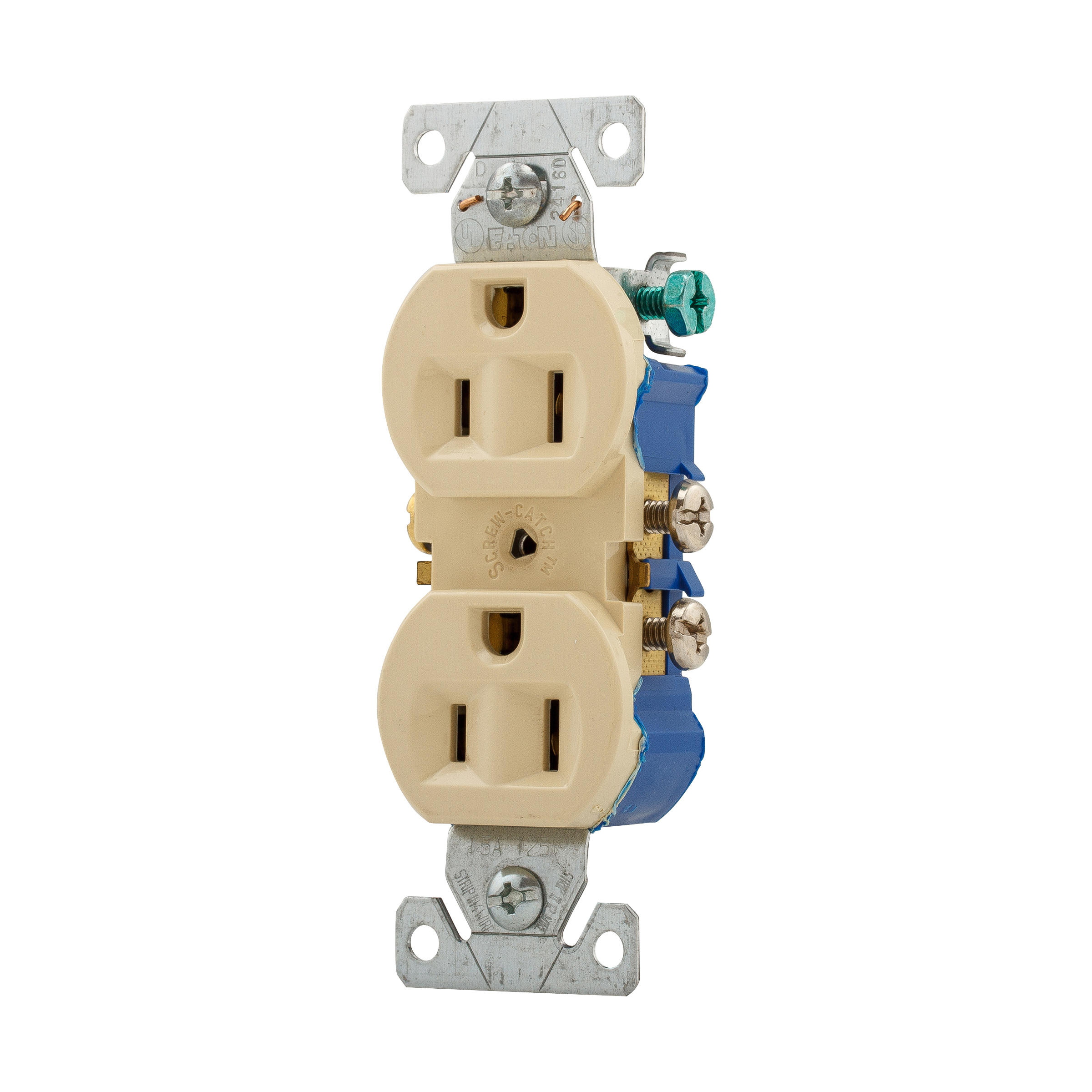 EATON Eaton 270V Ivory Duplex Receptacle Ivory