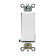 LEVITON Leviton 5621-2W 20A Single-pole Decora Rocker Switch White