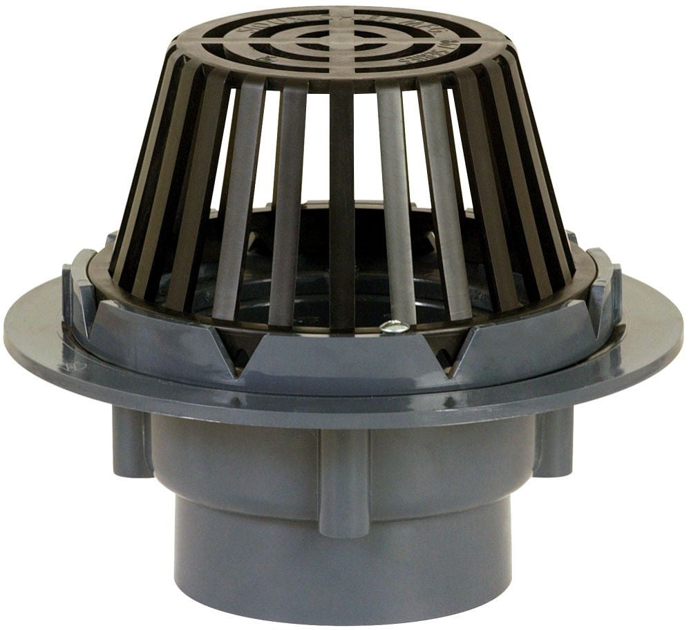 SIOUX CHIEF Sioux Chief 867-P4MU Pvc Roof Drain Cast Iron Dome Strainer