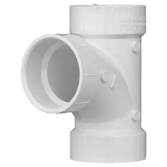 CHARLOTTE PIPE Charlotte Pipe PVC-400-2IN 2 Inch Pvc Dwv Sanitary Tee