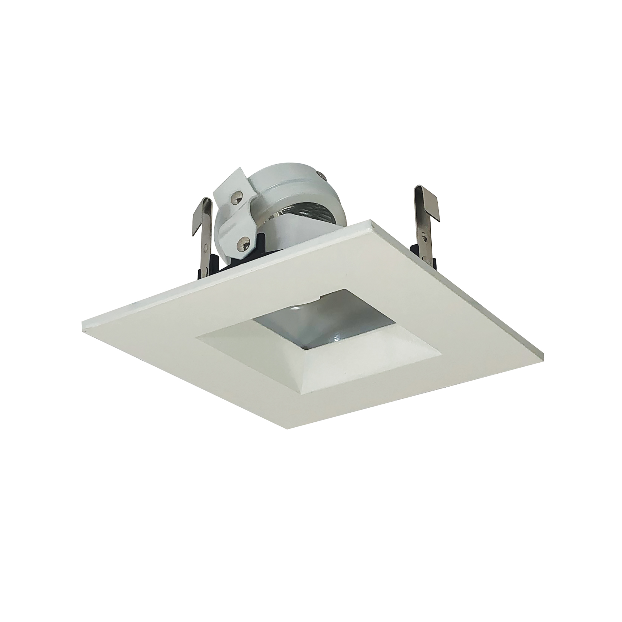 NORA LIGHTING Nora Lighting NL4857WW 4 in Square Recessed MR16 GU10 Trim