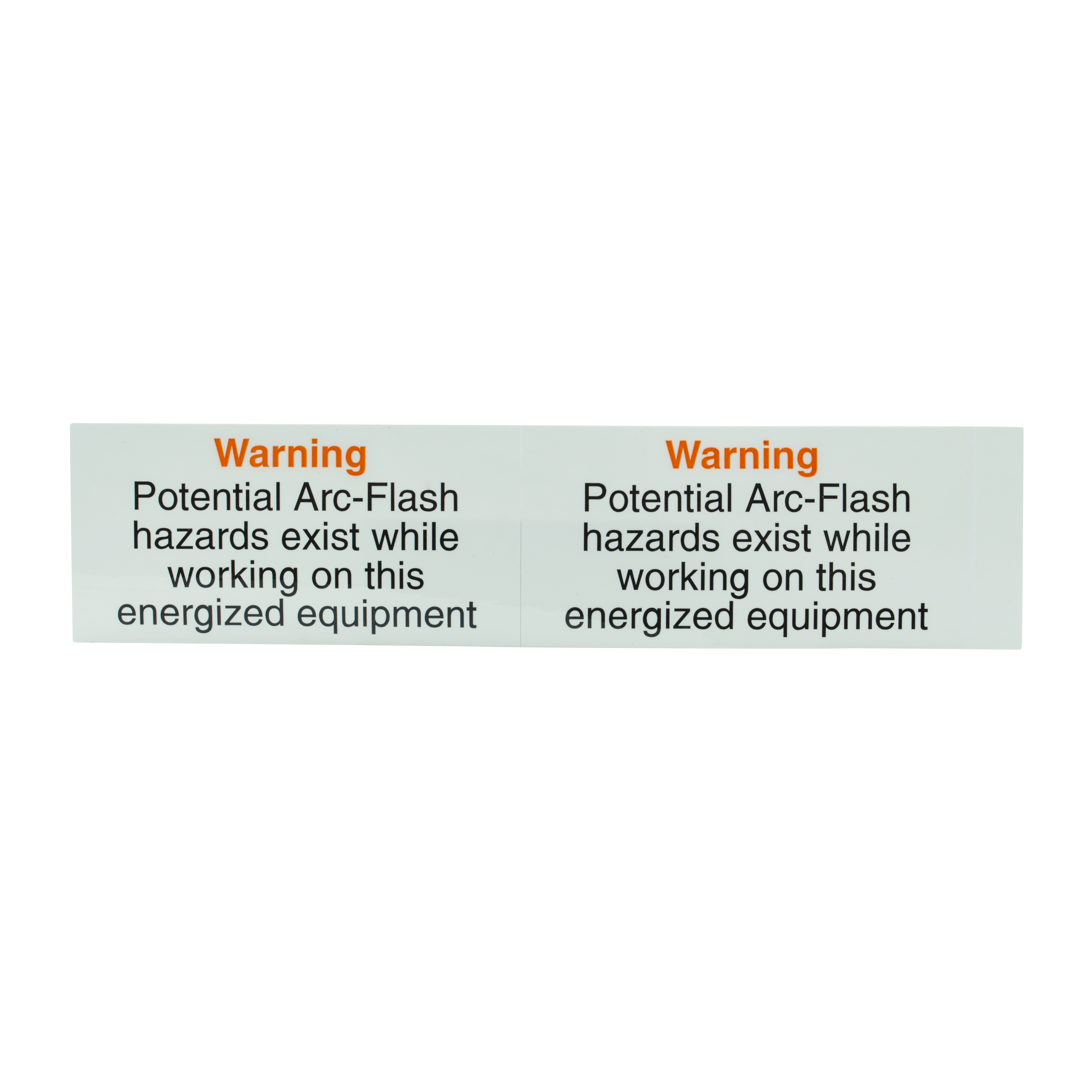 NSI INDUSTRIES Nsi Industries VL-7 Arc Flash Warning Lockout Label