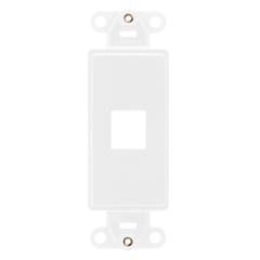 LEVITON Leviton 41641-W Quickport Decora 1-port Insert White