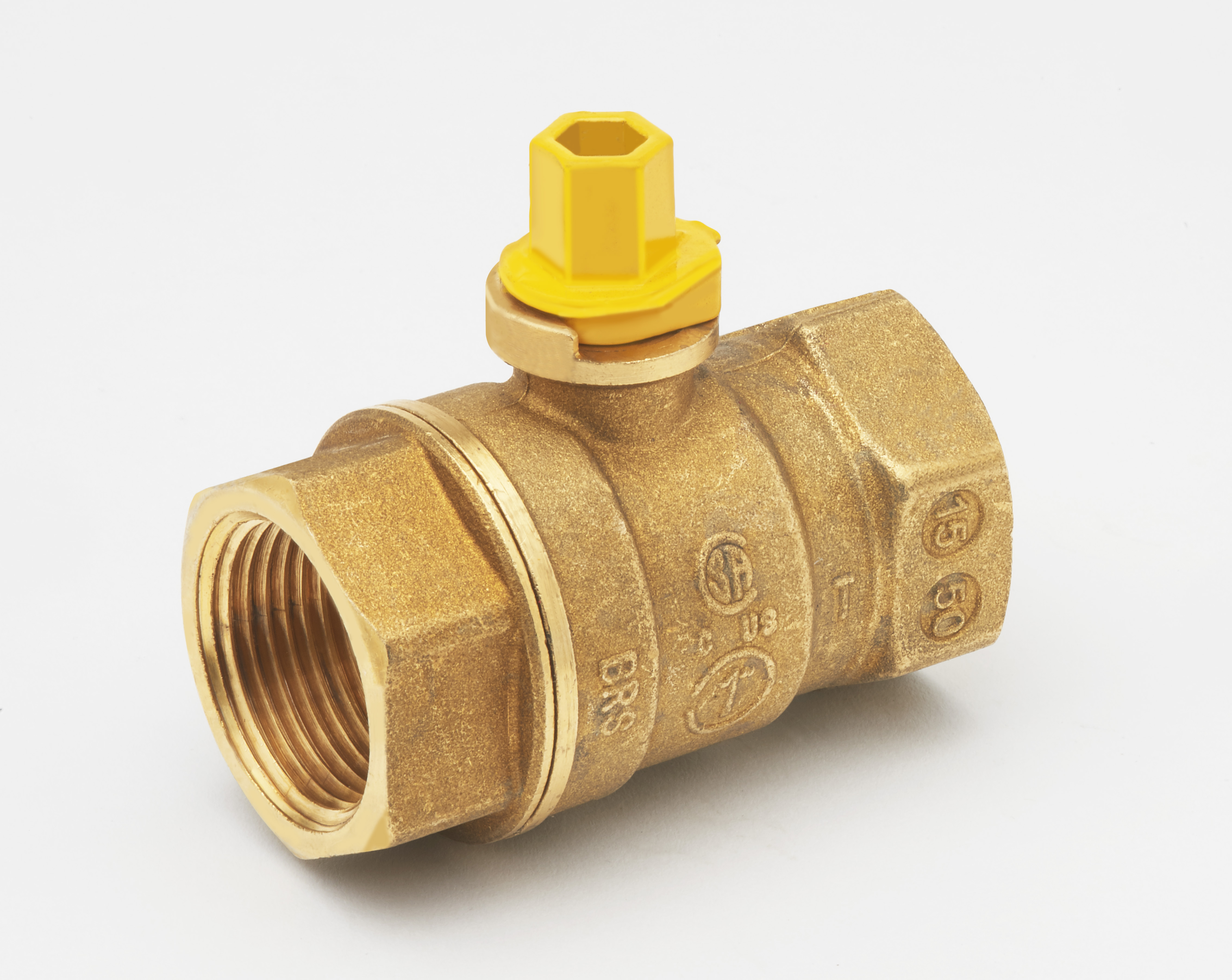 MUELLER INDUSTRIES Mueller Industries 113-526 Brass Gas Ball Valve 1-1/4 in Fip