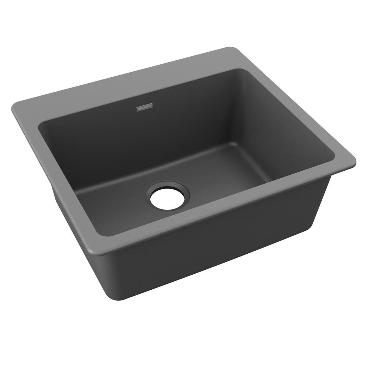 ELKAY Elkay ELG2522GY Quartz Classic Drop-in Sink Dusk Gray