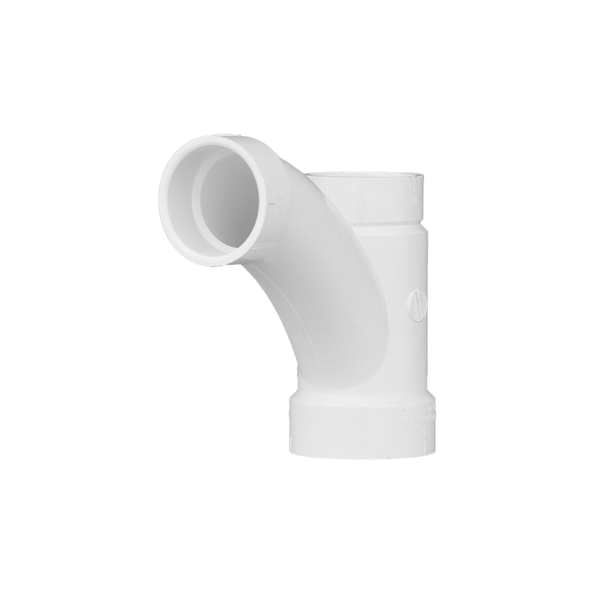 CHARLOTTE PIPE Charlotte Pipe PVC-502-2X1-1/2X1-1/2 Pvc Dwv Combo Wye