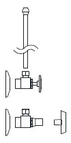 ZURN Zurn Z8806XLLRPC Lead Free Lav Supply Kit