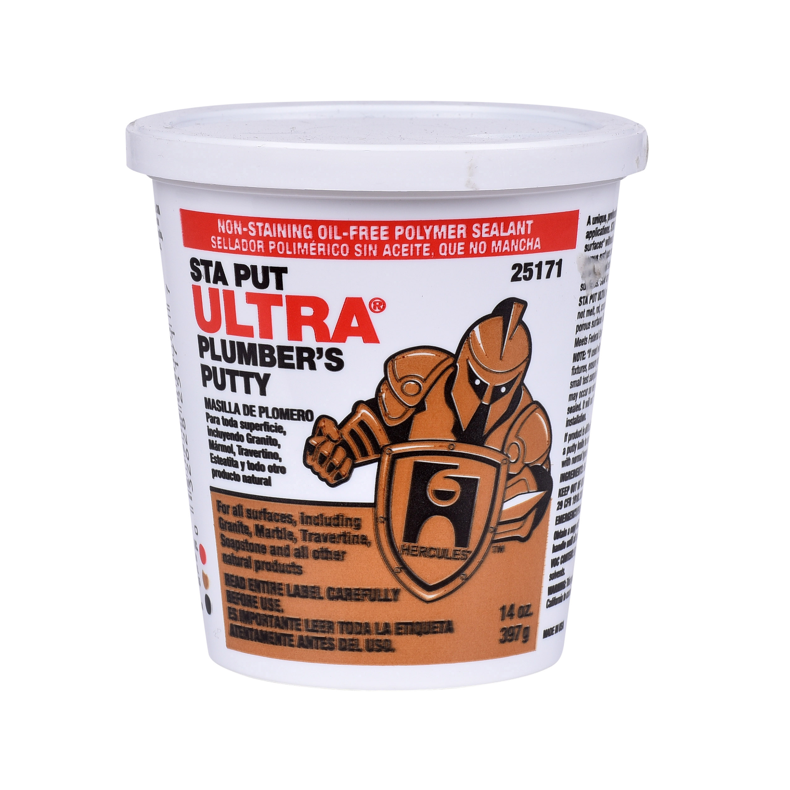 HERCULES Hercules 15-806 Plumbers Putty Stain-free 14 Oz