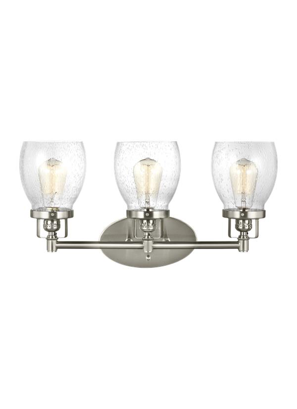 SEAGULL LIGHTING Seagull Lighting 4414503-962 Belton 3-light Bath Brushed Nickel
