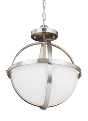 SEAGULL LIGHTING Seagull Lighting 7724602-962 Semi-flush Convertible Pendant