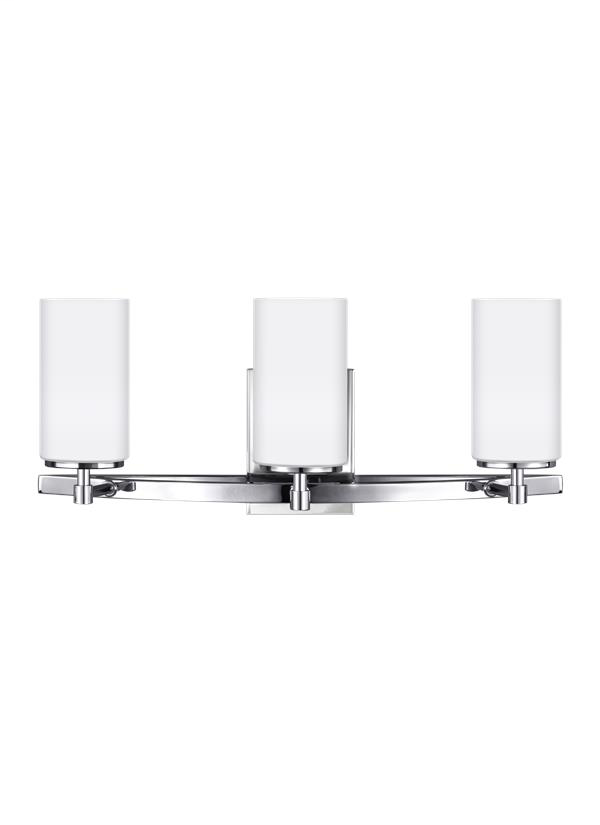 SEAGULL LIGHTING Seagull Lighting 4424603-05 Three Light Bath Vanity Chrome