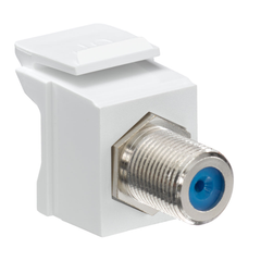 LEVITON Leviton 41084-FWF Feedthrough F-connector Quickport Insert