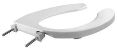 BEMIS Bemis 1055WH Elongated Open Front Toilet Seat White