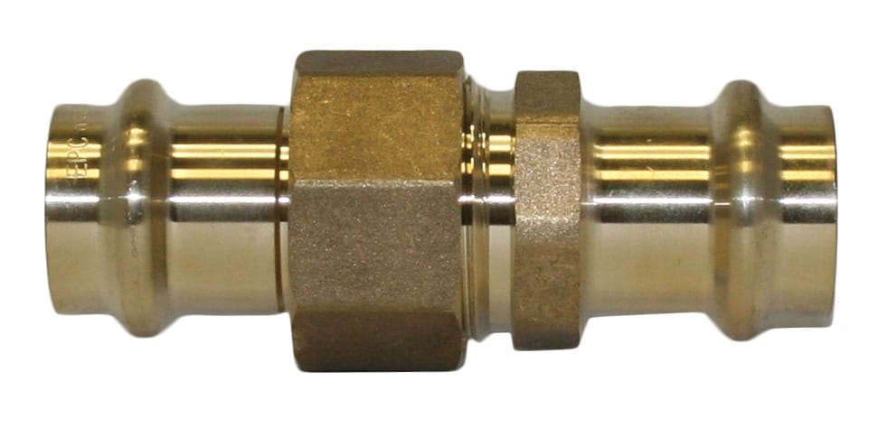 APOLLO VALVES Apollo Valves UN114 Press Union 1-1/4 in Pxp Low Lead Brass