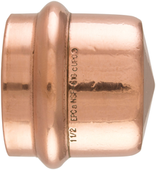 APOLLO VALVES Apollo Valves CAP114 Press Tube Cap 1-1/4 in Copper