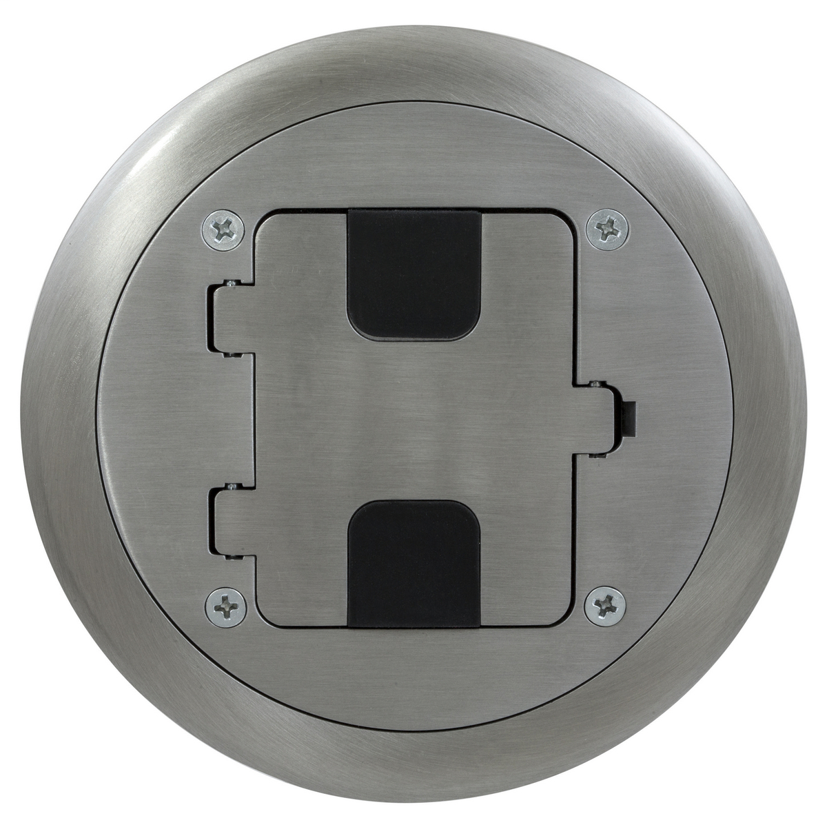 HUBBELL Hubbell RF406ALU Floor Box Cover Brushed Aluminum