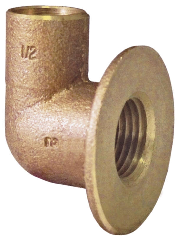 ELKHART PRODUCTS Elkhart Products B081050 90 Flanged Sink Elbow 1/2in