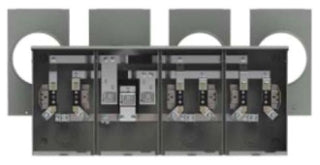 SIEMENS Siemens UA3717-YJCA 3 Gang 200 Amp Meter Socket