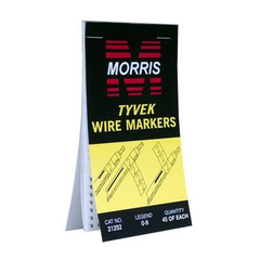 MORRIS PRODUCTS Morris Products 21253 Wire Marker Booklet 0-9
