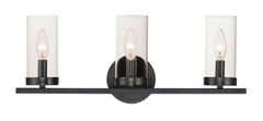 MAXIM LIGHTING Maxim Lighting 25257CLBK Sentinel 3-light Bath Vanity
