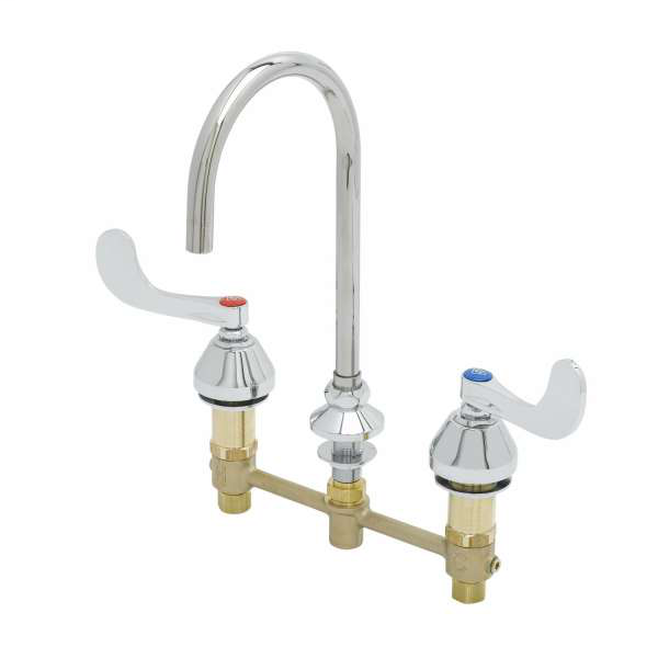 T&S BRASS Ts Brass B-2866-05FC-CR Medical Faucet 8 Inch Centers