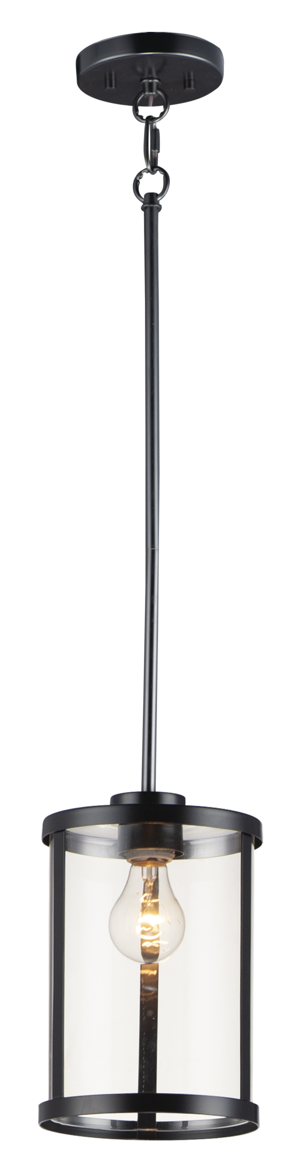 MAXIM LIGHTING Maxim Lighting 25252CLBK Sentinel Mini Pendant Black