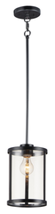MAXIM LIGHTING Maxim Lighting 25252CLBK Sentinel Mini Pendant Black