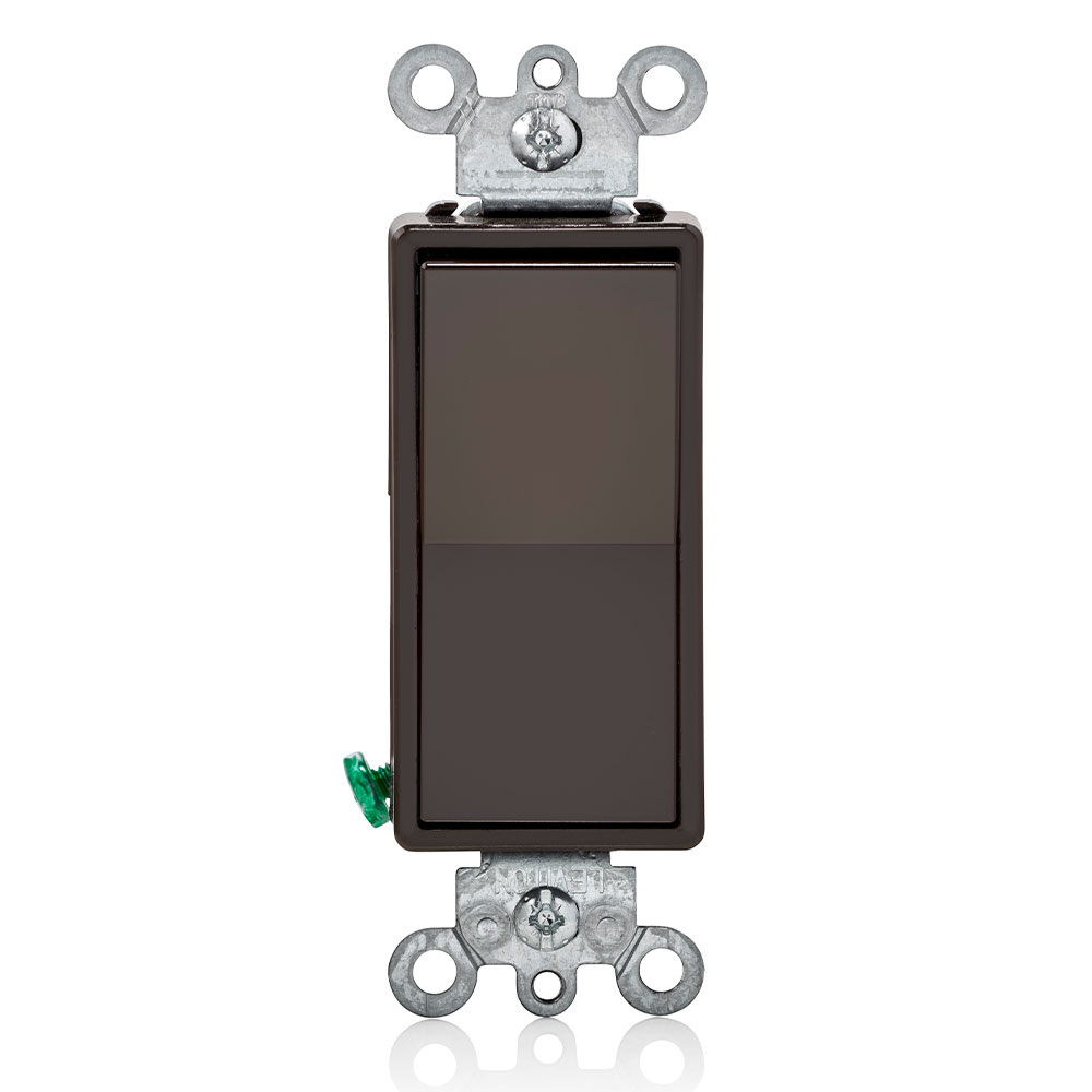 LEVITON Leviton 5604-2 Decora Rocker 4-way Switch 15A Brown