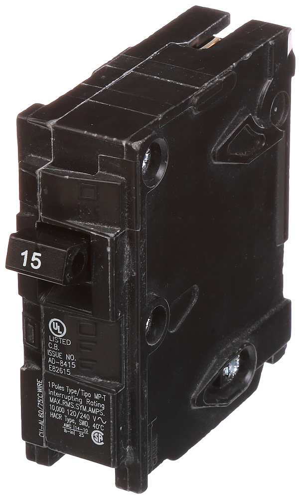 SIEMENS Siemens Q115 Single Pole Circuit Breaker 15A 120V