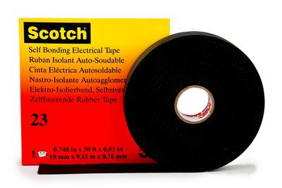 3M 3M 23 Scotch Rubber Splicing Tape 2in X 30ft Black