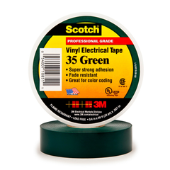 3M 3M 35GN3/4 Vinyl Electrical Tape Green 3/4 Inch X 66 Ft
