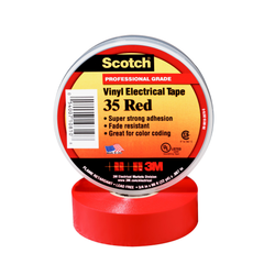 3M 3M 35RD3/4 Vinyl Electrical Tape Red 3/4 Inch X 66 Ft