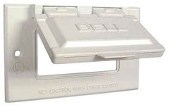 HUBBELL Hubbell 5101-1 Single Gang Gfci Receptacle Cover