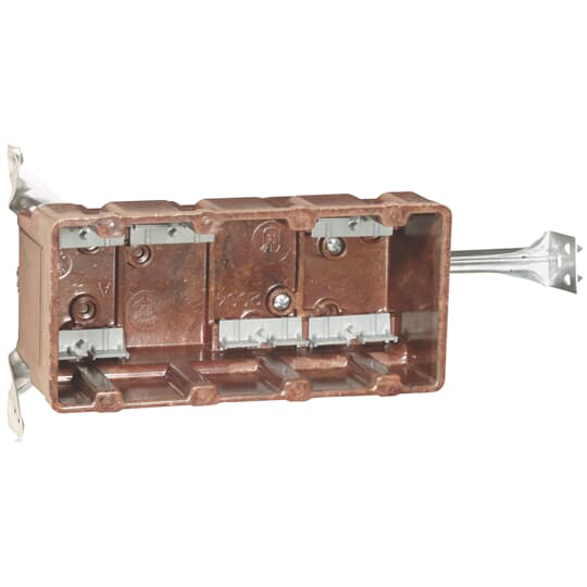 ABB Abb 2004-BH Four-gang Bracket Outlet Box 60 Cu in