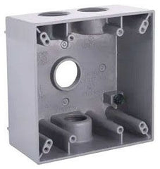 HUBBELL Hubbell 5343-0 2-gang Right Angle Box 5.75 in Hubs
