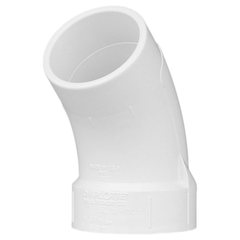 CHARLOTTE PIPE Charlotte Pipe PVC-323-2IN Pvc Dwv 45 Street Elbow 2 in