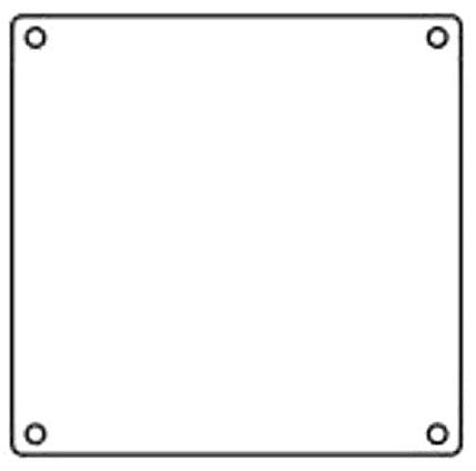 HUBBELL Hubbell 2FSBC 2 Gang Electrical Cover Black