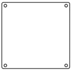 HUBBELL Hubbell 2FSBC 2 Gang Electrical Cover Black