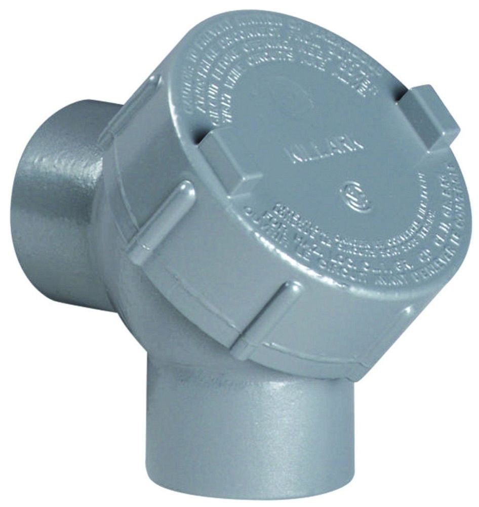 HUBBELL Hubbell Y3 90 Degree Capped Elbow 1 Inch Aluminum