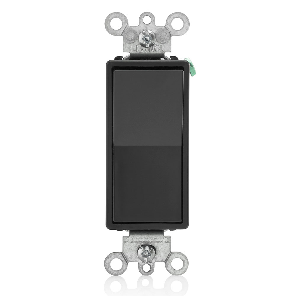 LEVITON Leviton 5604-2E 15A 4-way Decora Rocker Switch Black
