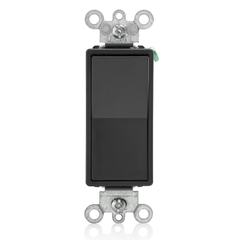LEVITON Leviton 5604-2E 15A 4-way Decora Rocker Switch Black
