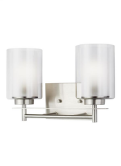 SEAGULL LIGHTING Seagull Lighting 4437302-962 Two Light Bath Fixture
